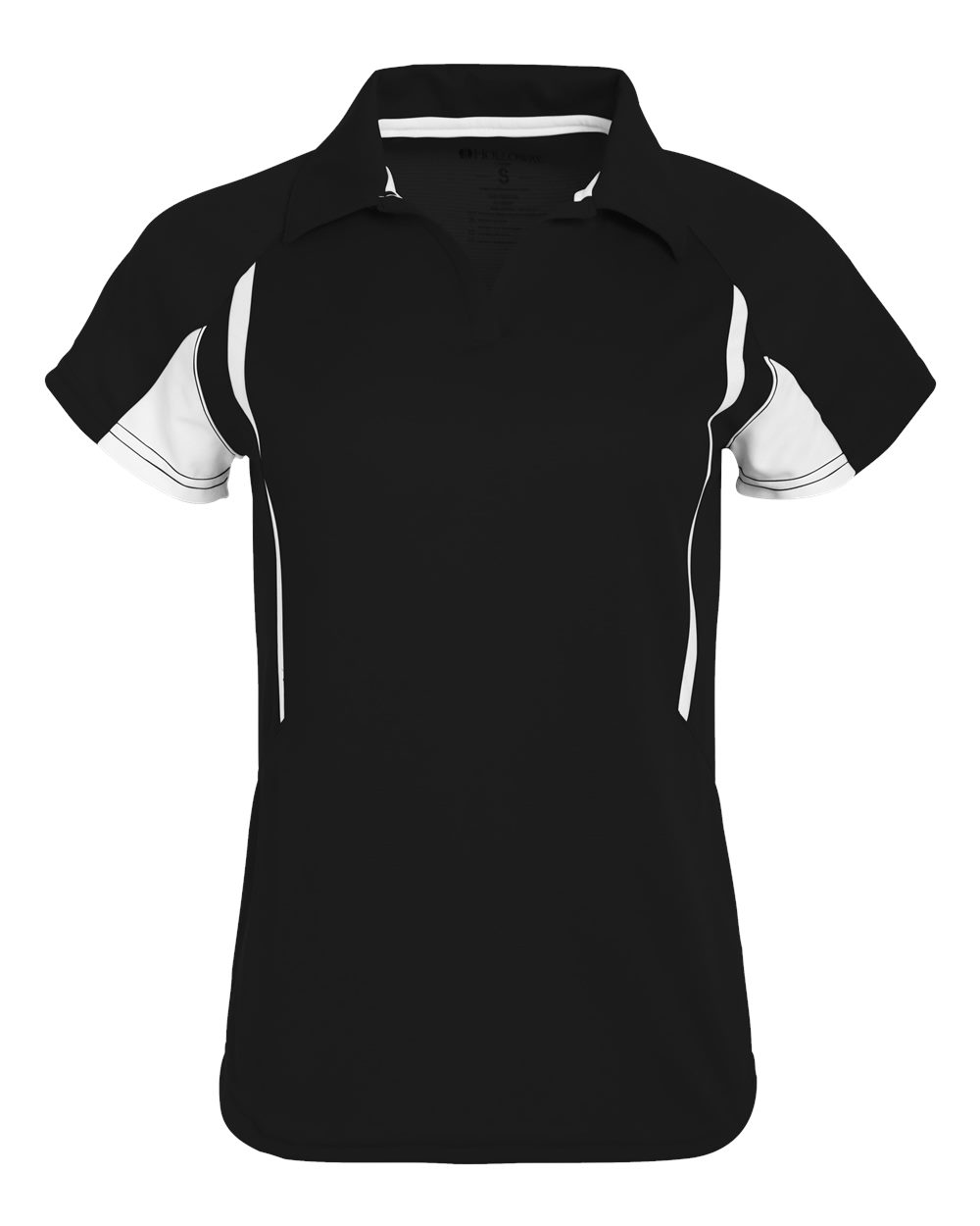 Holloway Women's Two-Tone Avenger Polo. 222730 - Black/ White