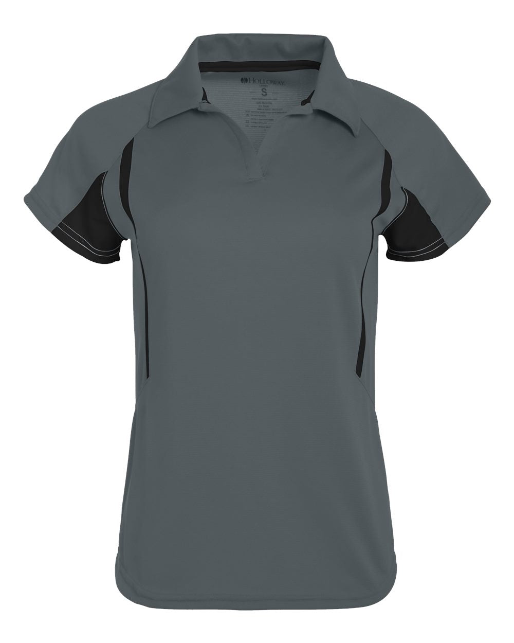 Holloway Women's Two-Tone Avenger Polo. 222730 - Graphite/ Black