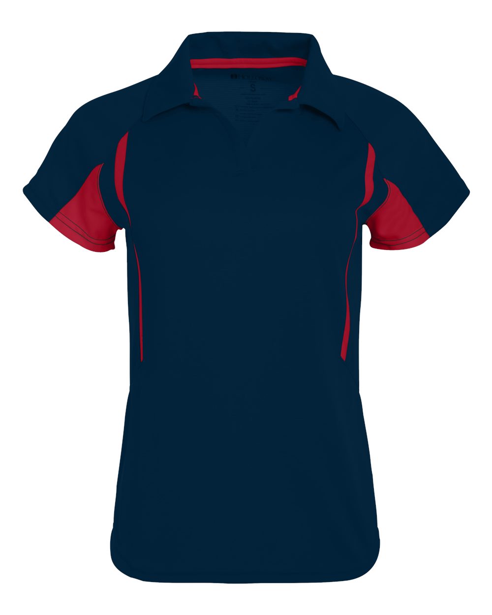 Holloway Women's Two-Tone Avenger Polo. 222730 - Navy/ Scarlet