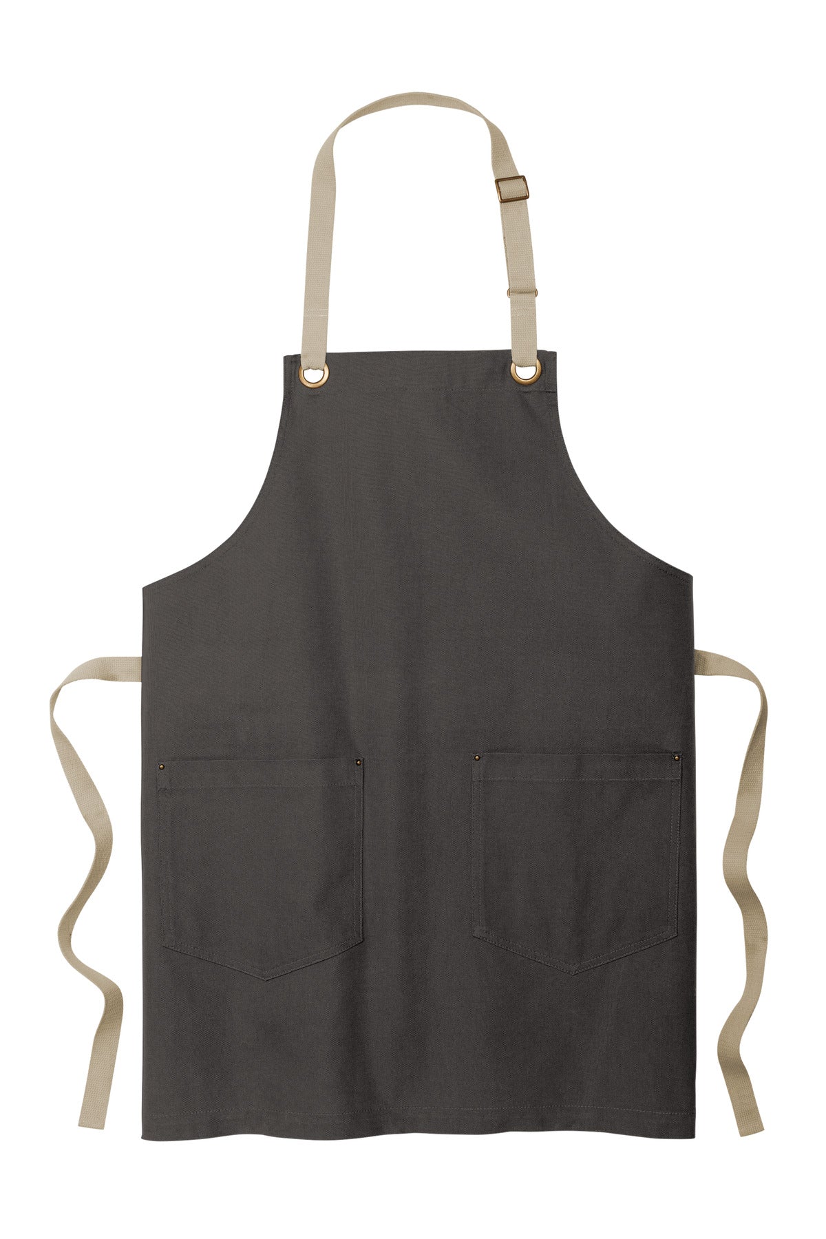 Port Authority® Canvas Full-Length Two-Pocket Apron A815