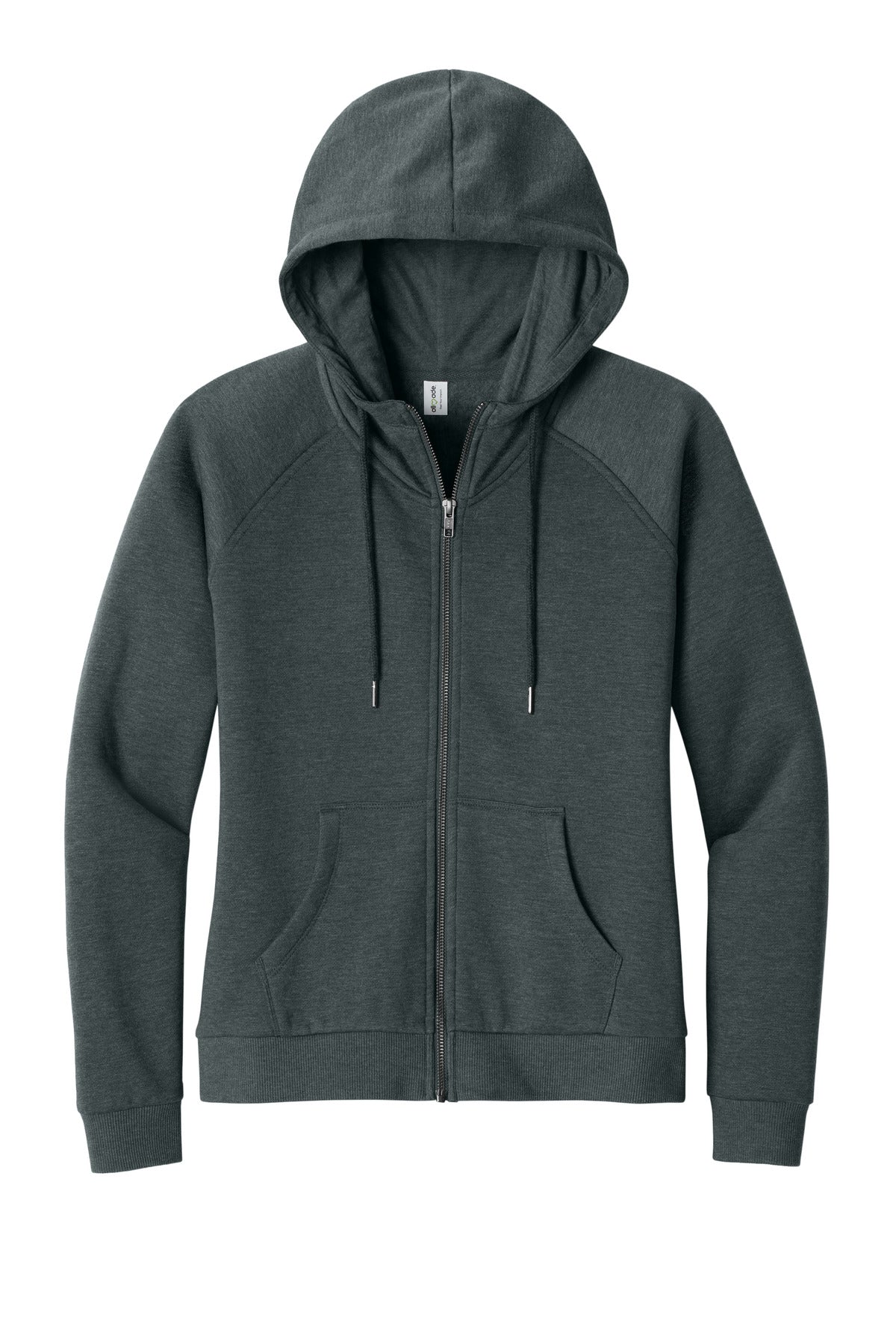 Allmade® Women's Organic CVC Fleece Full-Zip Hoodie AL5003