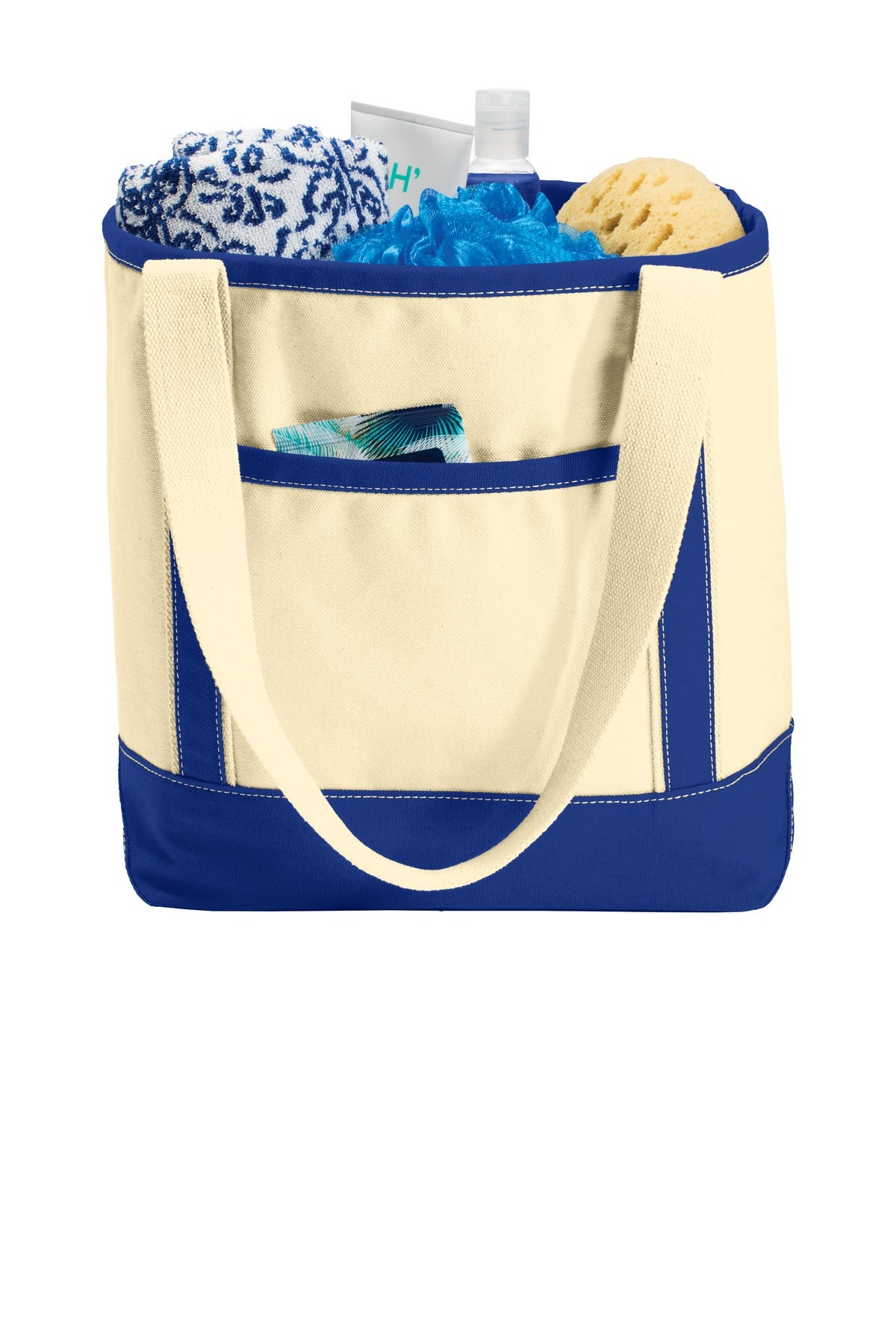 Port Authority® Medium Cotton Canvas Tote. BG412