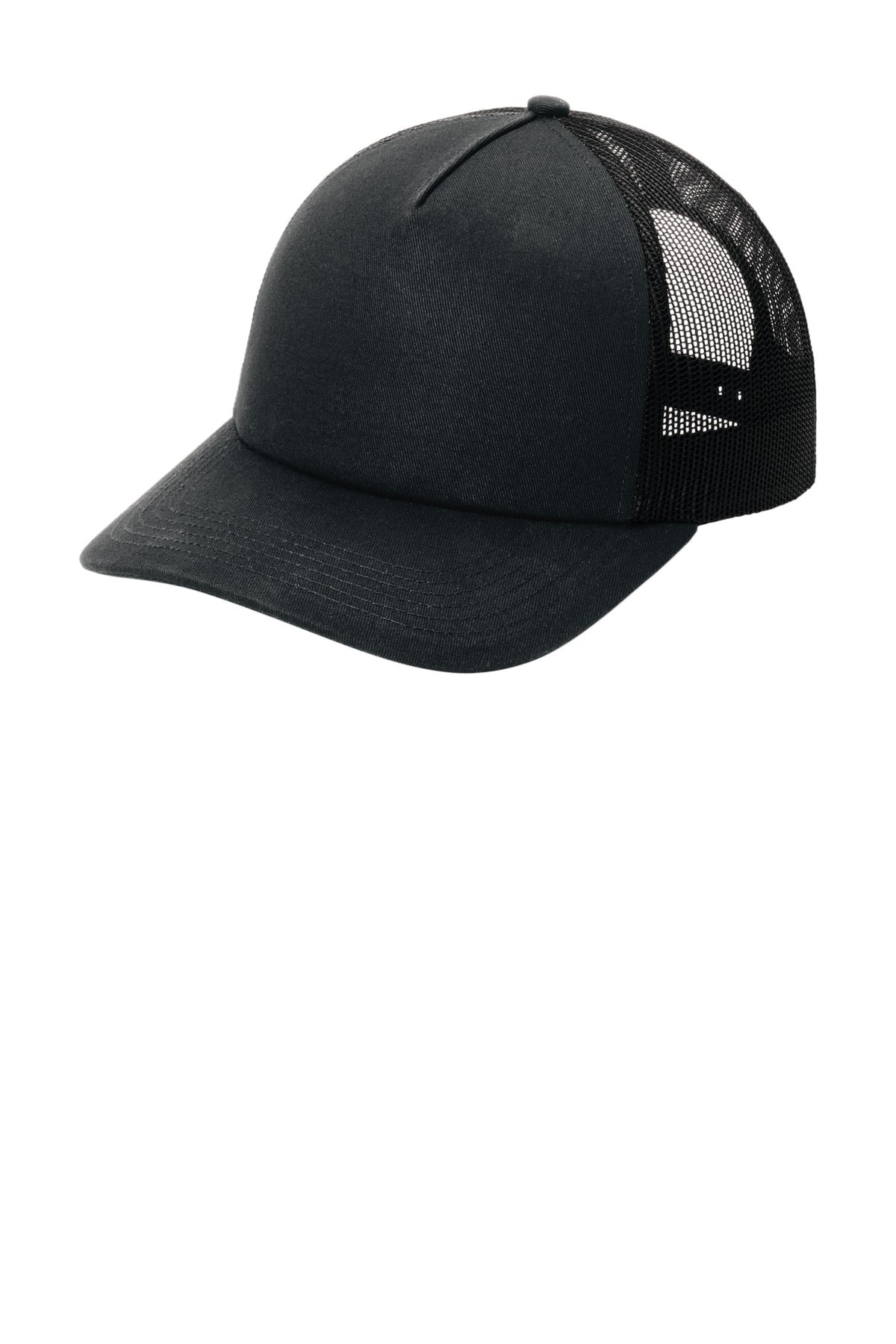 Port Authority® Low-Profile Snapback 5-Panel Trucker Cap C405LP - hero