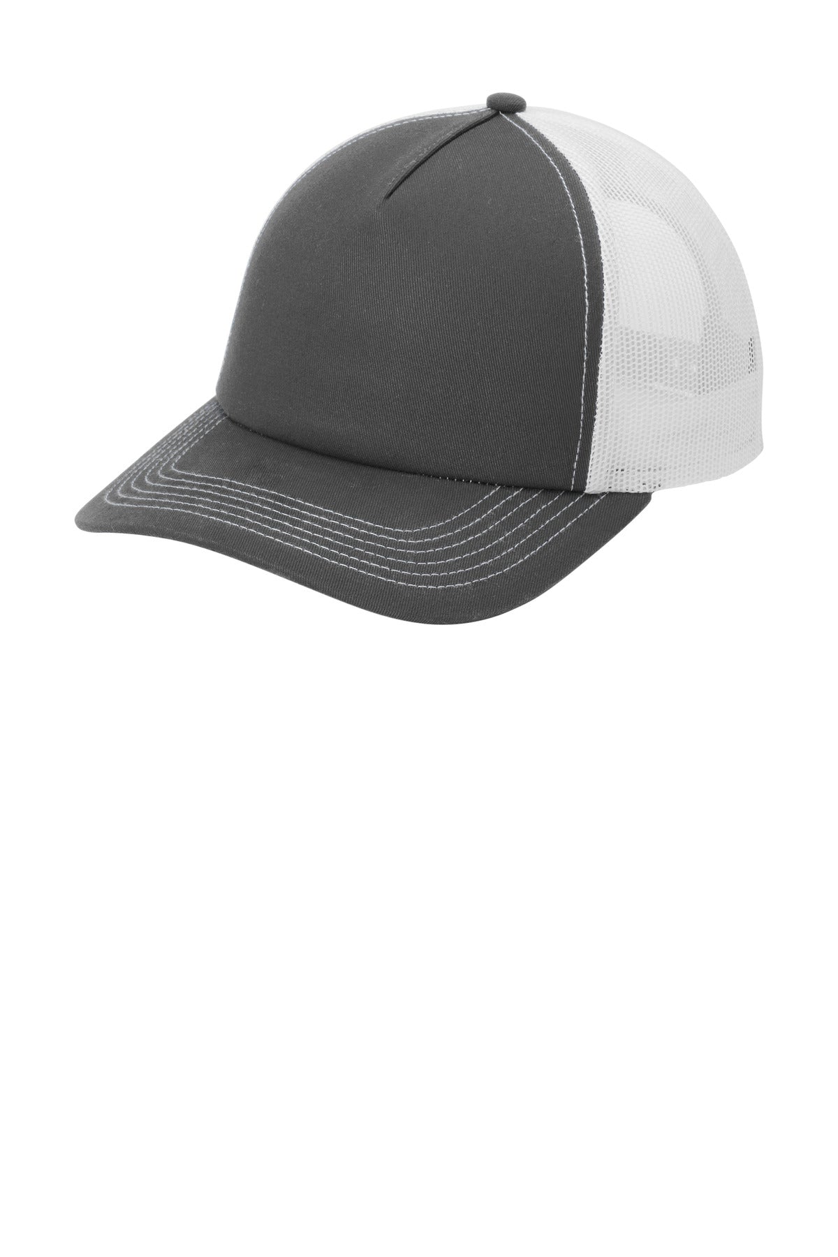 Port Authority® Low-Profile Snapback 5-Panel Trucker Cap C405LP
