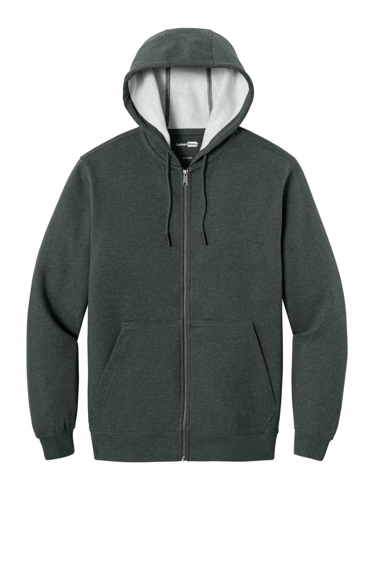 CornerStone® Tough Fleece Full-Zip Hoodie CSF631 - hero