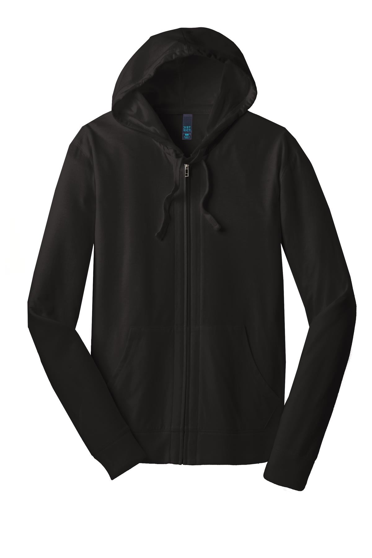 District® Jersey Full-Zip Hoodie. DT1100 - hero