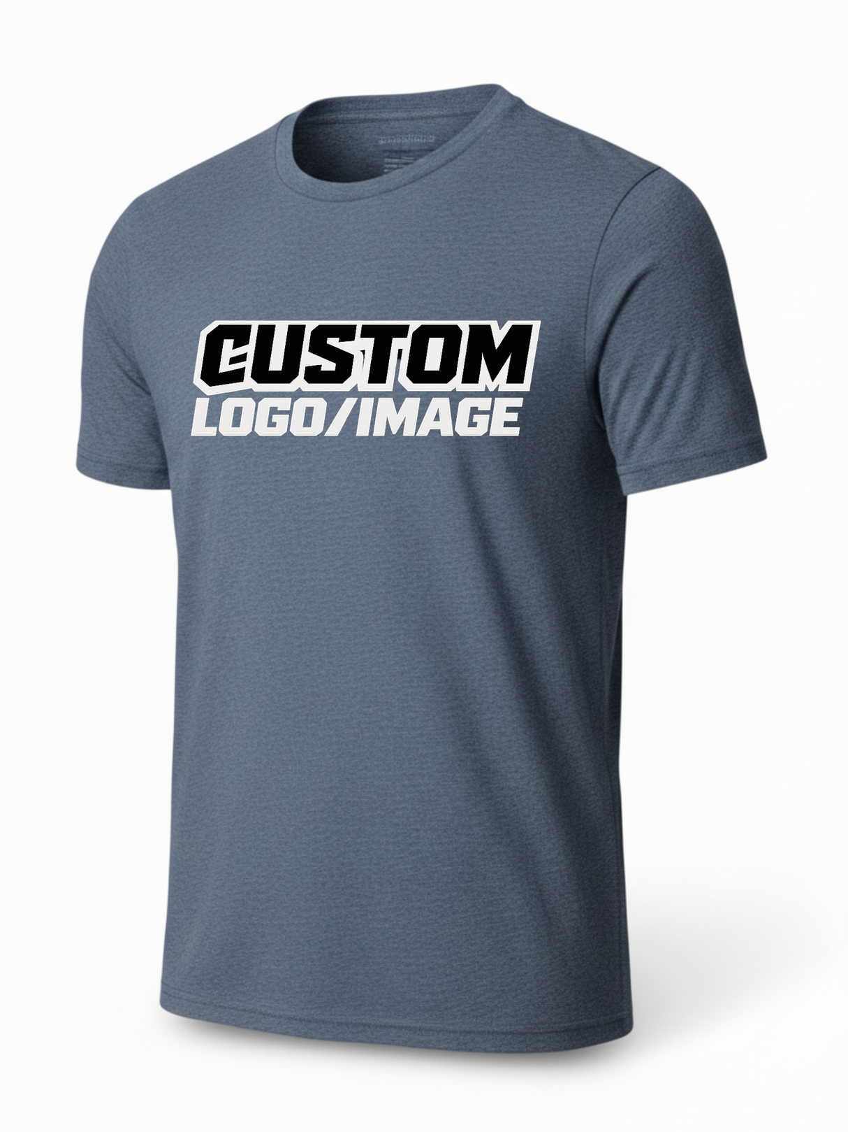 Heathered Navy t-shirt, custom shirts, business uniforms, team shirts, event printing, Volumeshirts, Promo, Best Shirts Florida, 1st