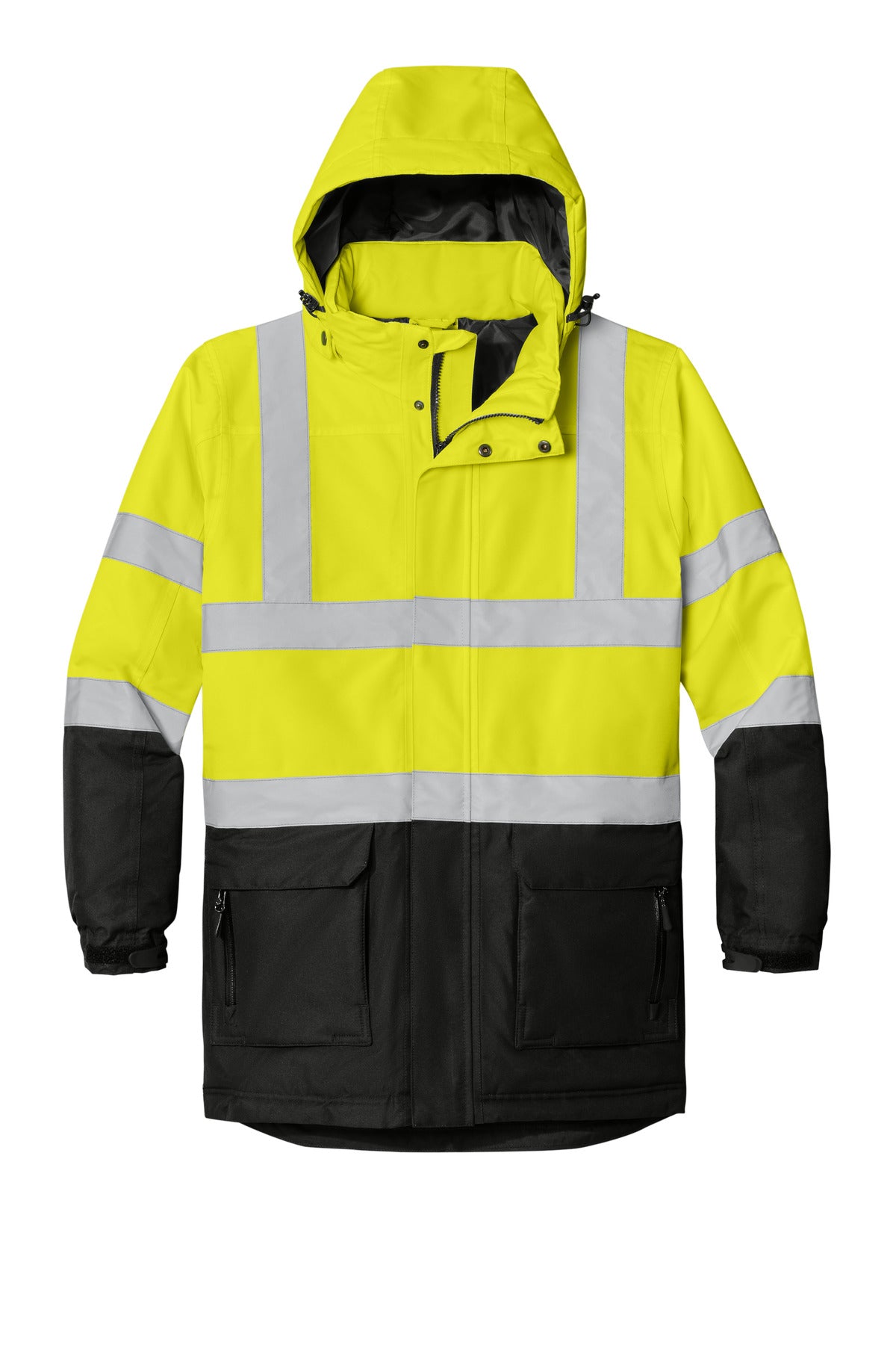 Port Authority® ANSI 107 Class 3 Safety Heavyweight Parka. J799S - hero