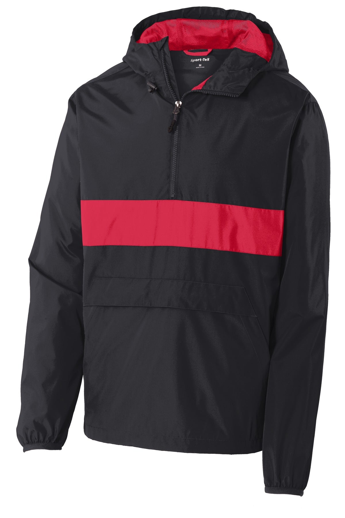 Sport-Tek® Zipped Pocket Anorak. JST65