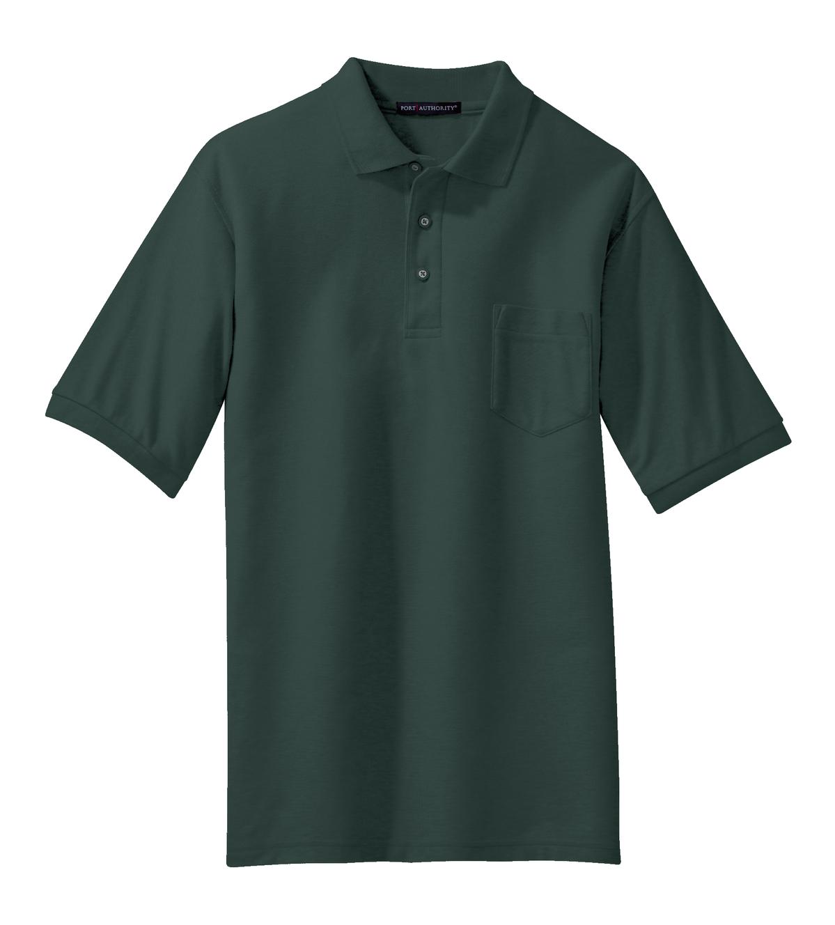 Port Authority® Silk Touch Polo with Pocket. K500P