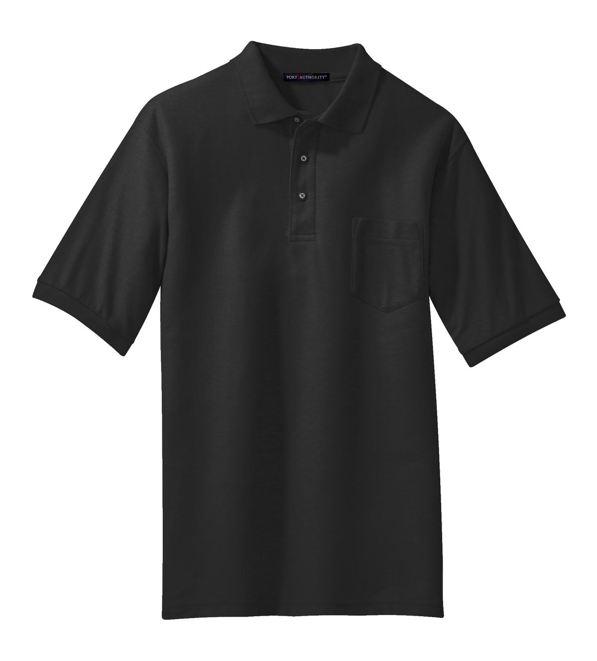 Port Authority® Silk Touch Polo with Pocket. K500P - hero