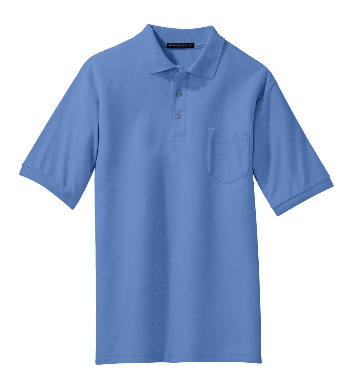 Port Authority® Silk Touch Polo with Pocket. K500P