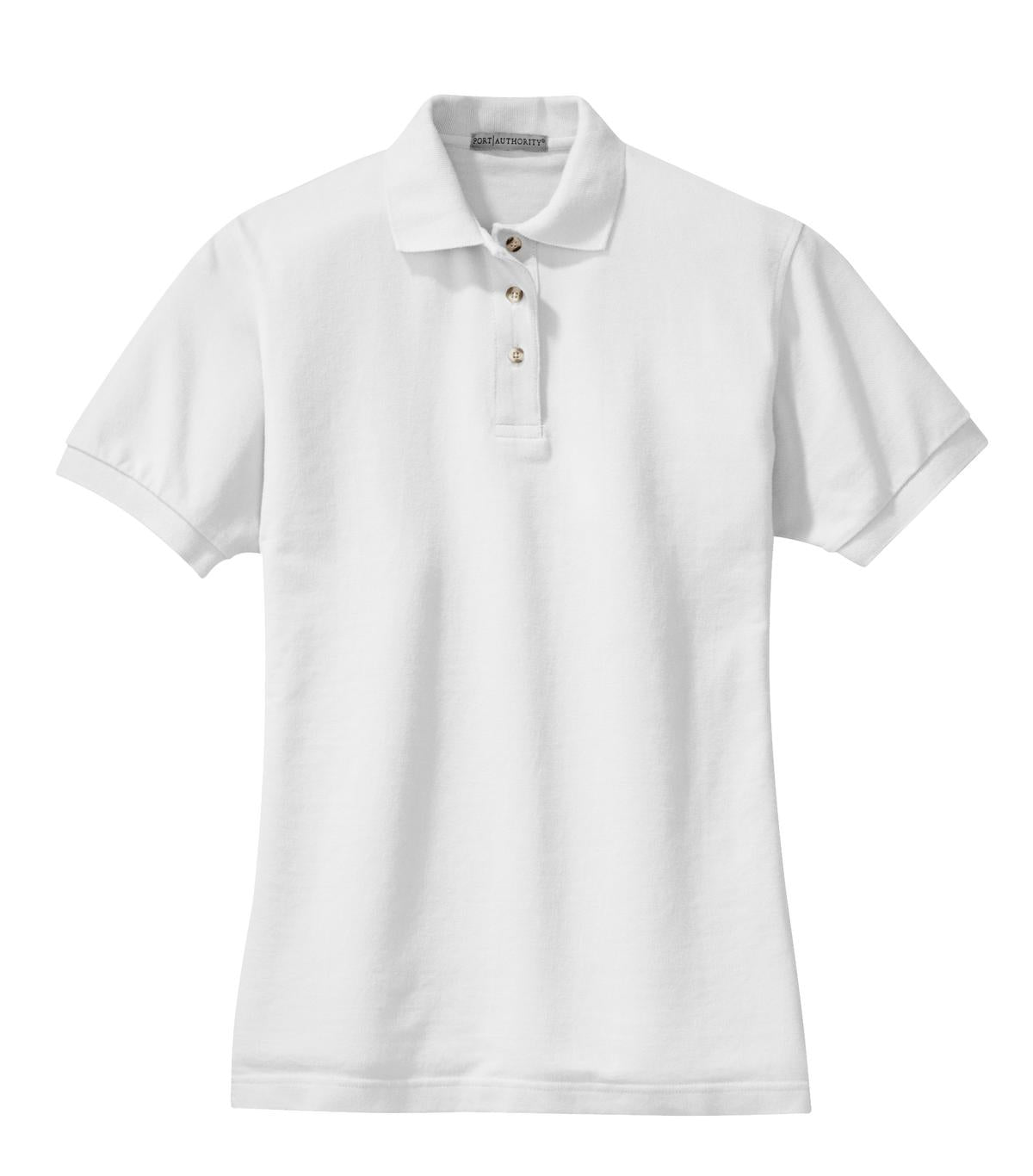 Port Authority® Women's Heavyweight Cotton Pique Polo. L420