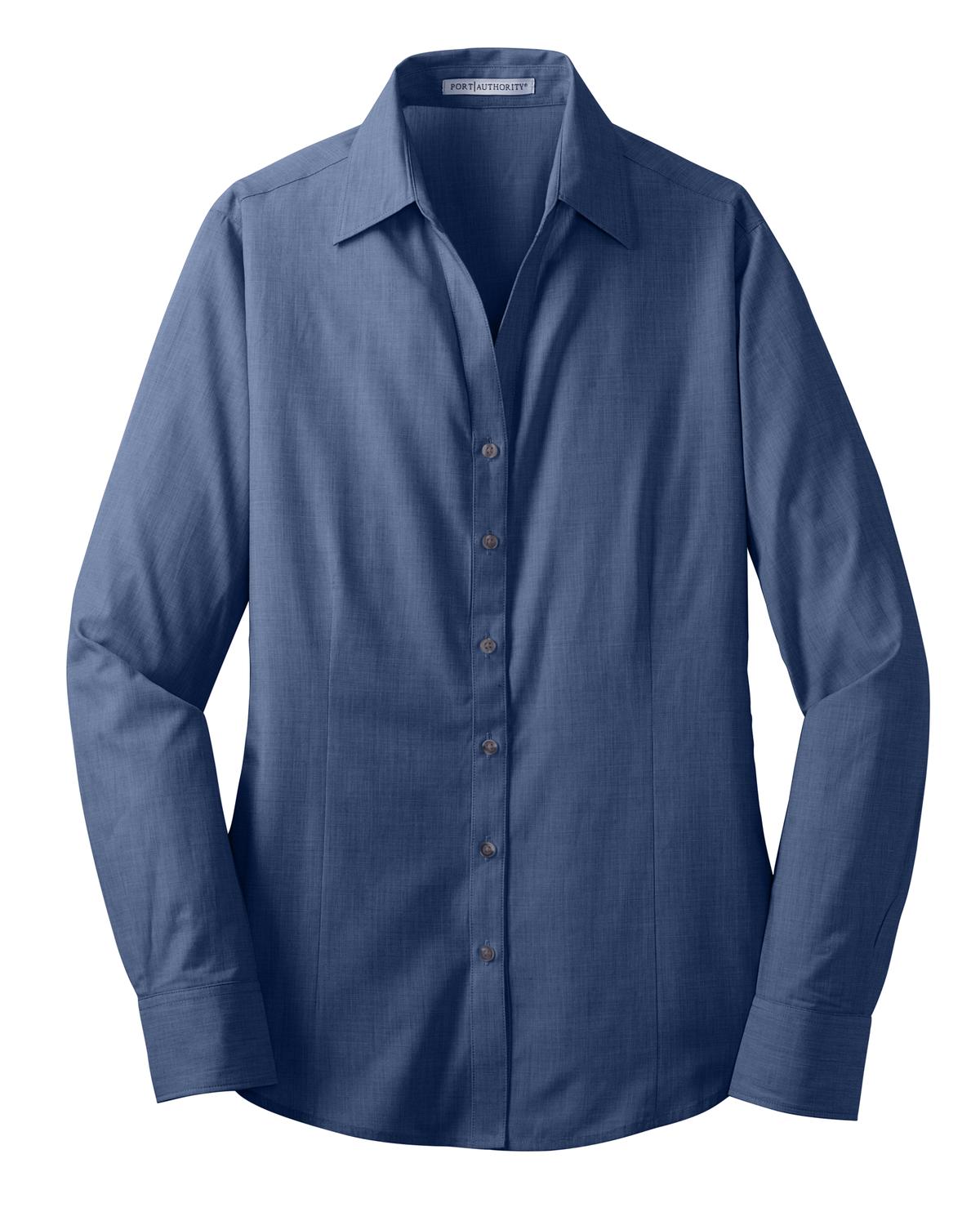 Port Authority® Women's Crosshatch Easy Care Shirt. L640