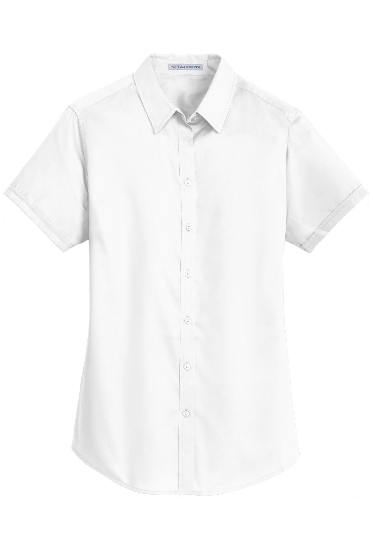 Port Authority® Women's Short Sleeve SuperPro Twill Shirt. L664