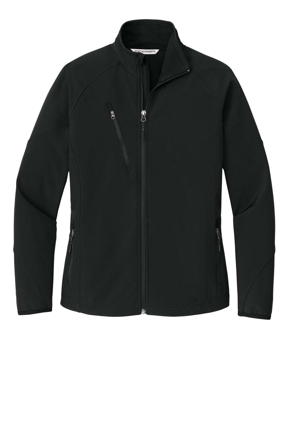 Port Authority® Women's Textured Soft Shell Jacket. L705 - hero