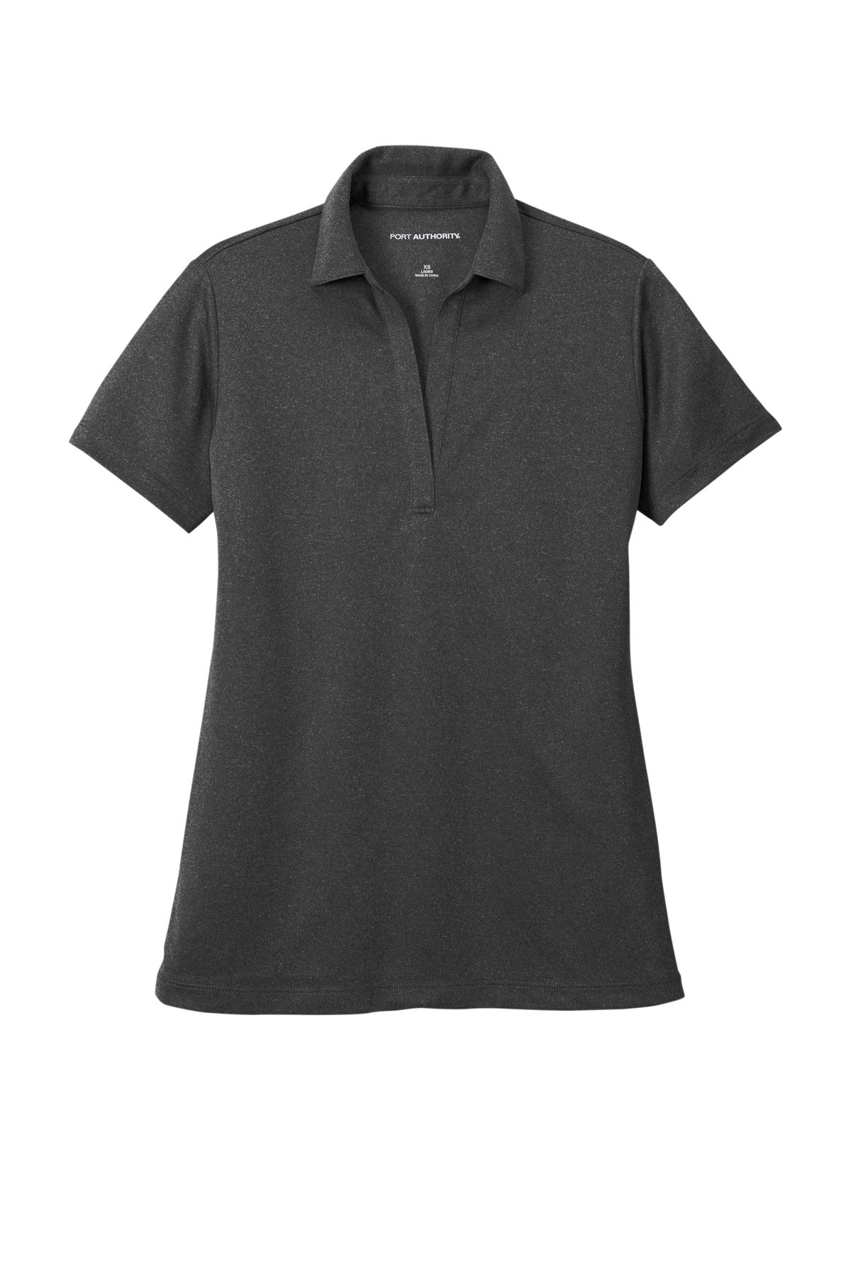 Port Authority ® Women's Heathered Silk Touch Performance Polo. LK542 - hero