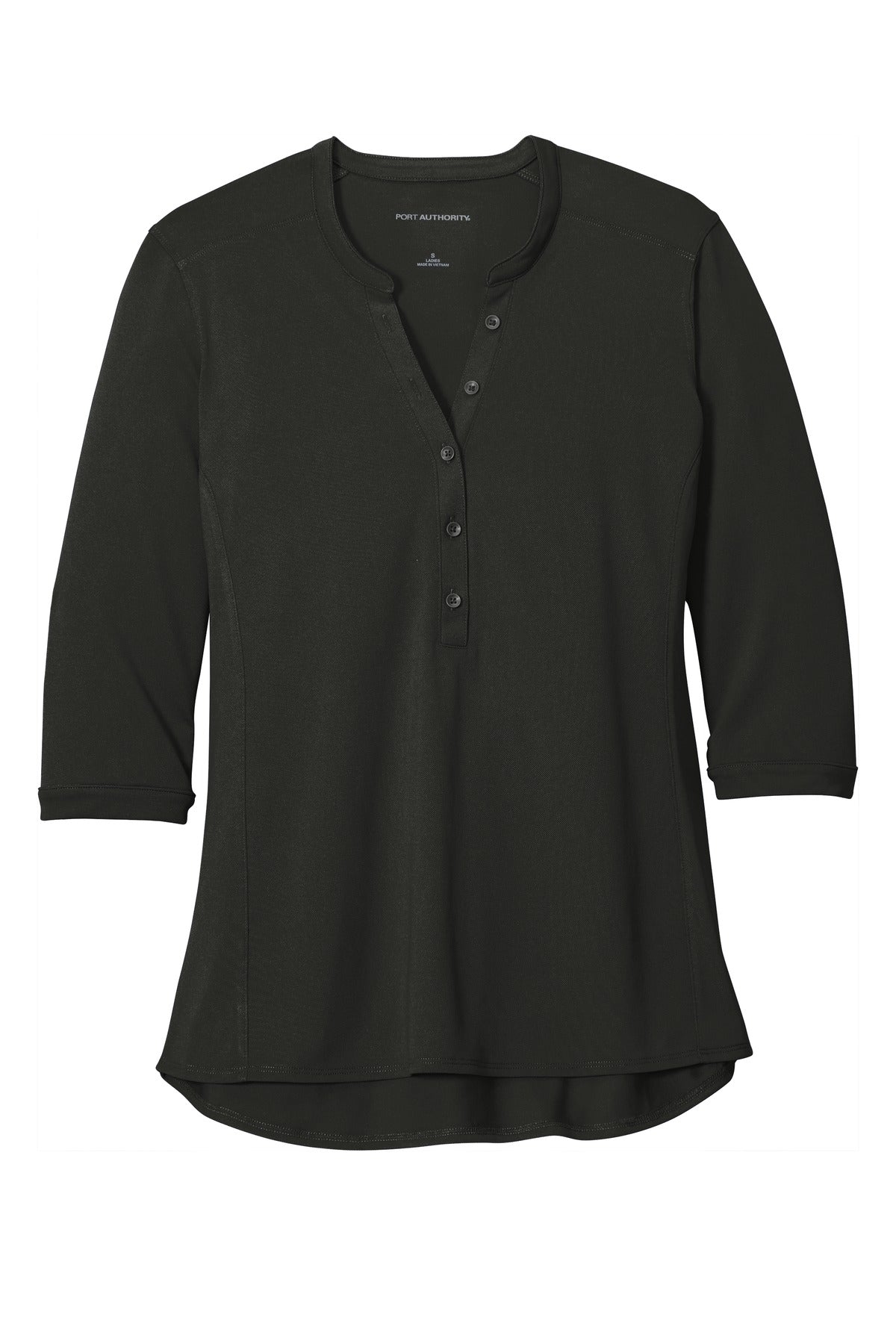 Port Authority ® Women's UV Choice Pique Henley LK750 - hero