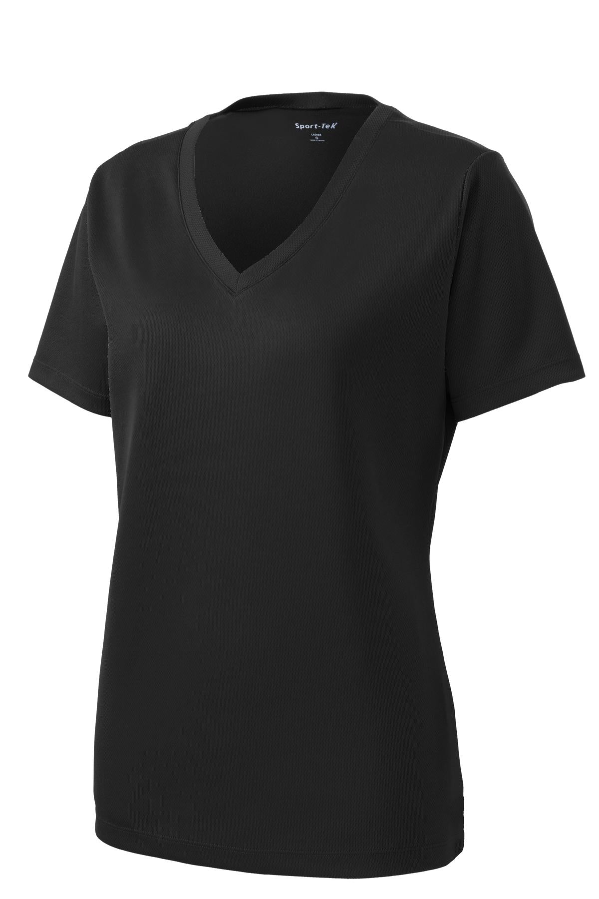 Sport-Tek® Women's PosiCharge® RacerMesh® V-Neck Tee. LST340 - hero