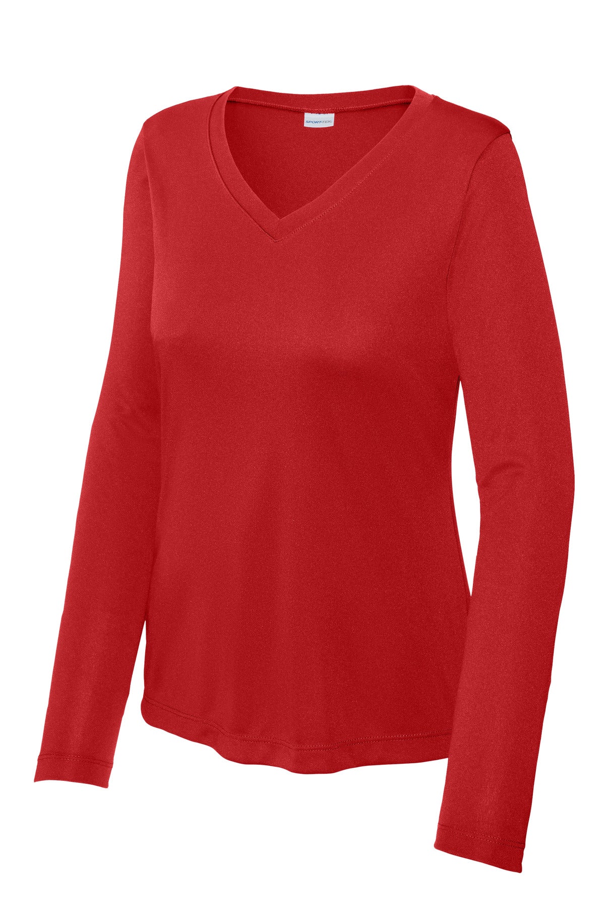 Sport-Tek® Women's Long Sleeve PosiCharge® Competitor V-Neck Tee. LST353LS