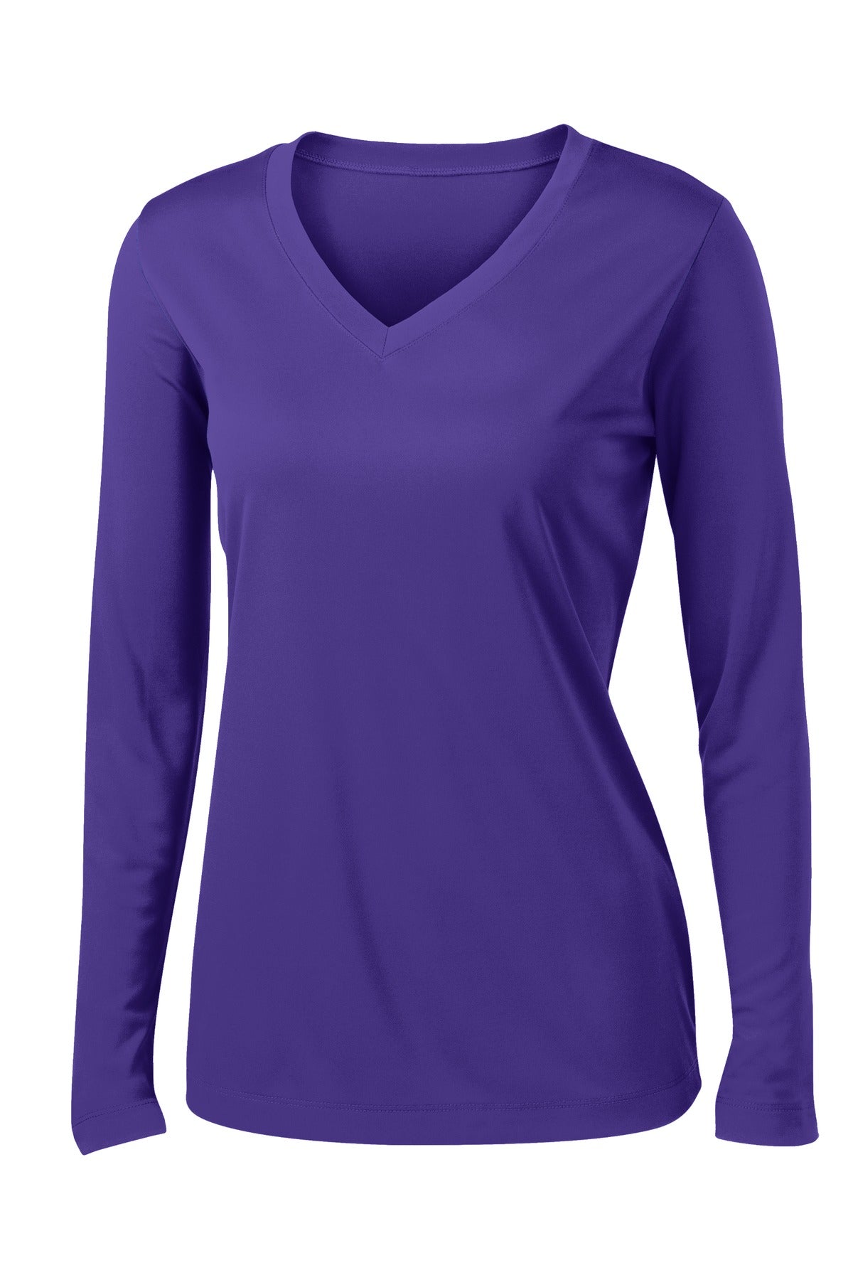 Sport-Tek® Women's Long Sleeve PosiCharge® Competitor V-Neck Tee. LST353LS