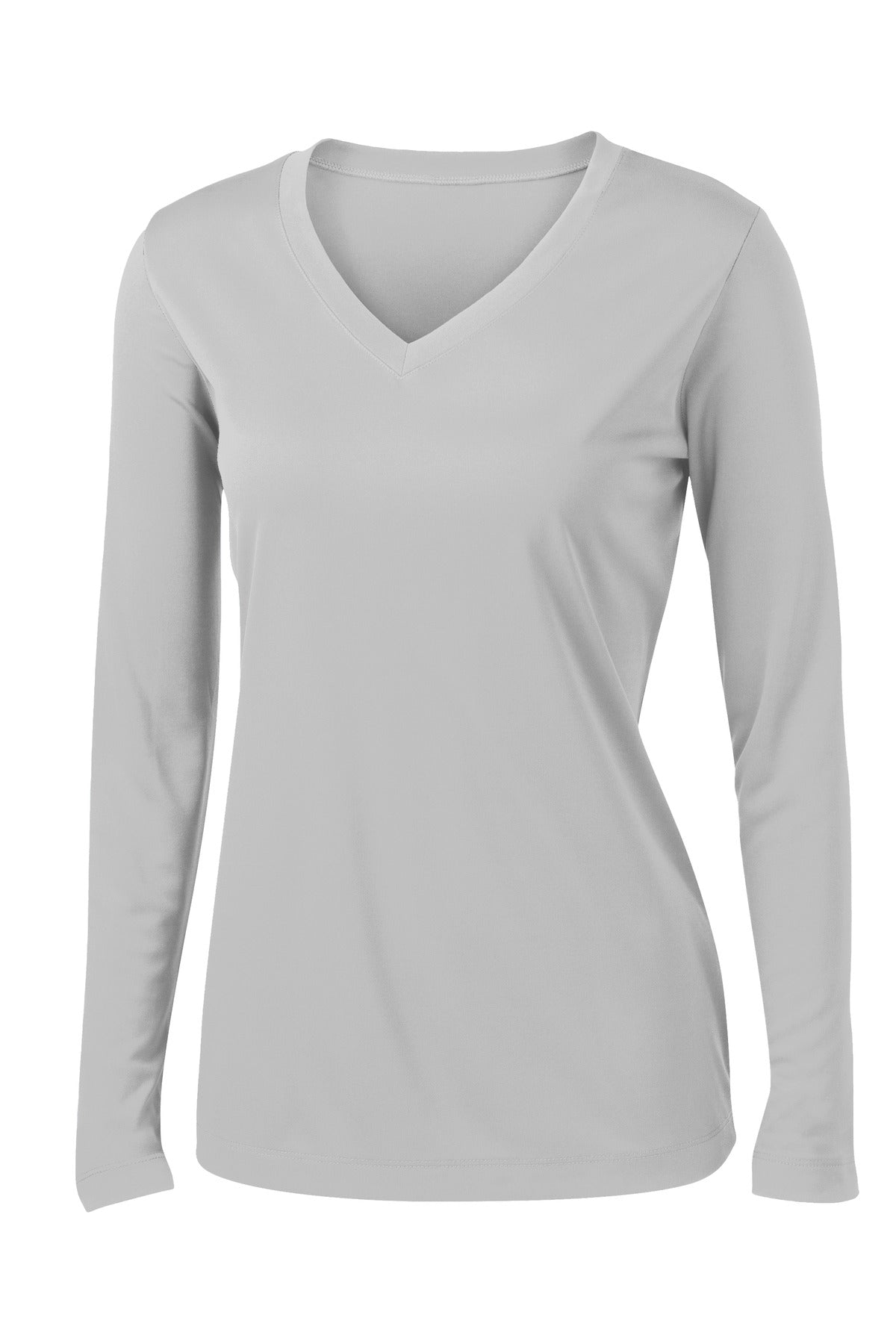 Sport-Tek® Women's Long Sleeve PosiCharge® Competitor V-Neck Tee. LST353LS
