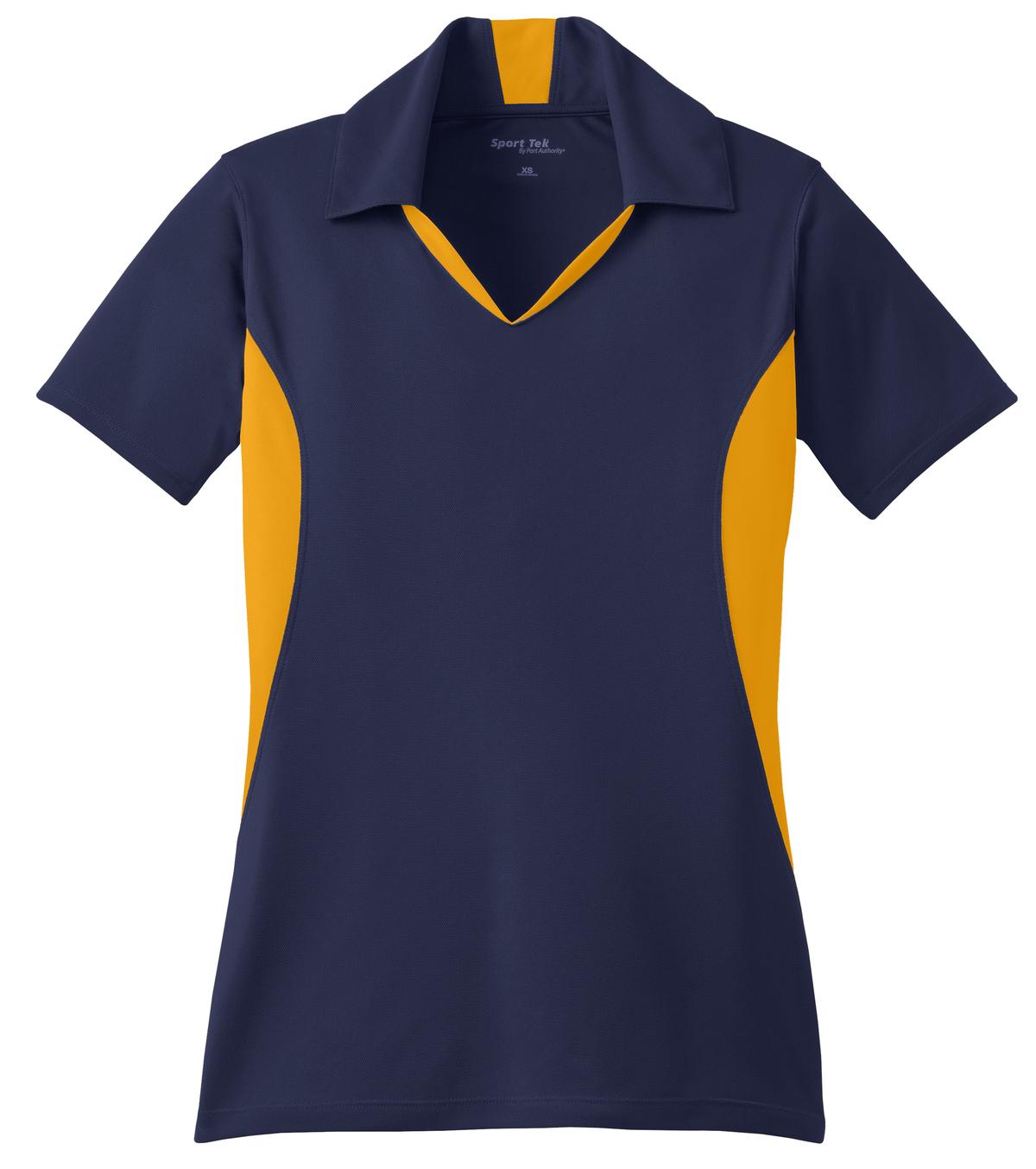Sport-Tek® Women's Side Blocked Micropique Sport-Wick® Polo. LST655