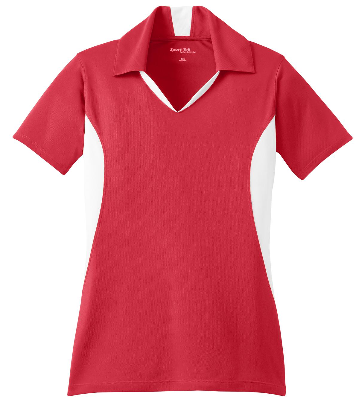 Sport-Tek® Women's Side Blocked Micropique Sport-Wick® Polo. LST655