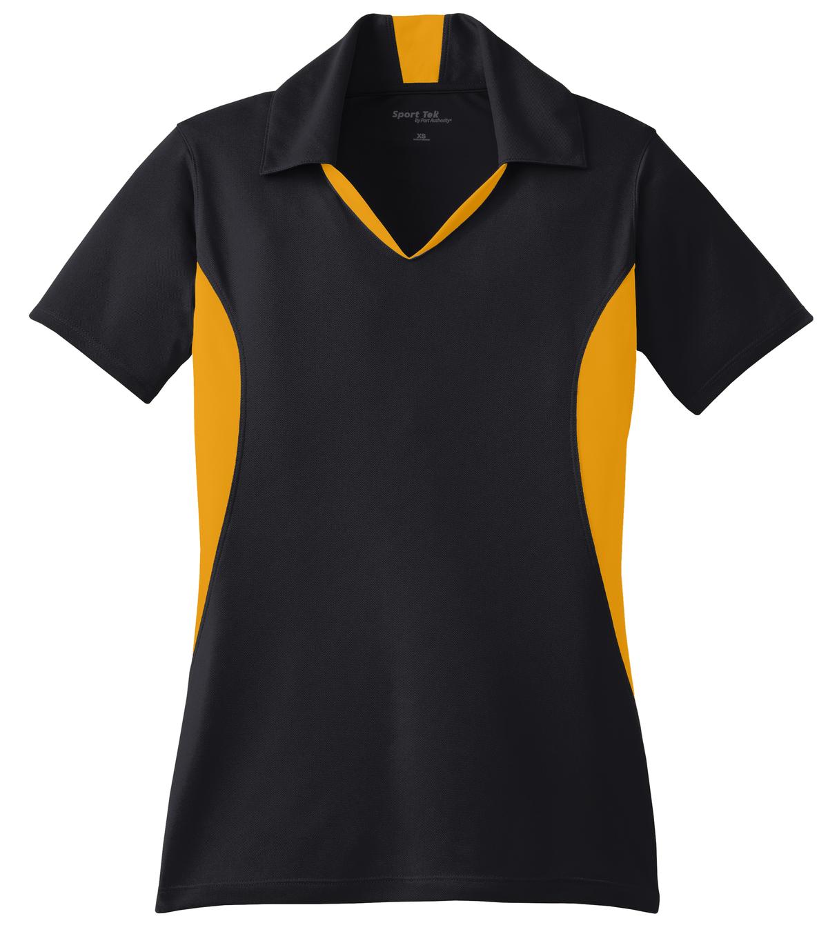 Sport-Tek® Women's Side Blocked Micropique Sport-Wick® Polo. LST655