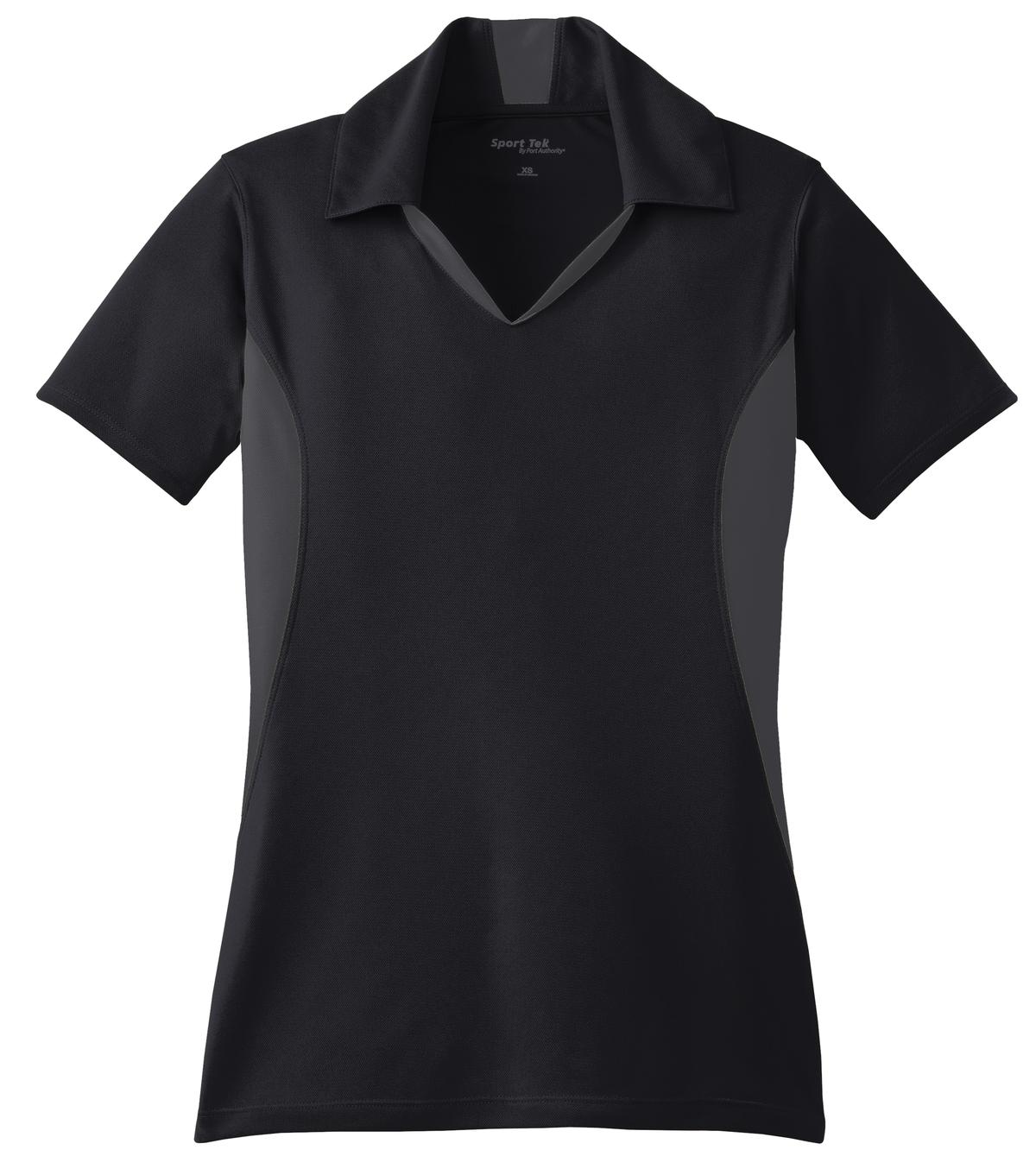 Sport-Tek® Women's Side Blocked Micropique Sport-Wick® Polo. LST655