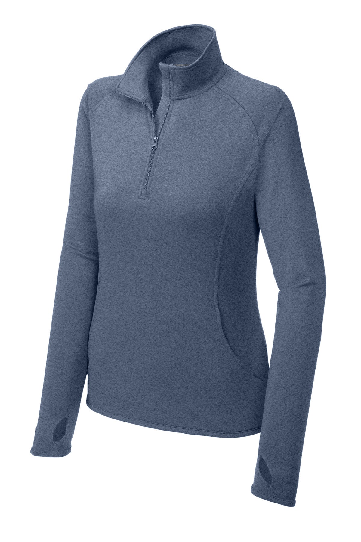 Sport-Tek® Women's Sport-Wick® Stretch 1/4-Zip Pullover. LST850