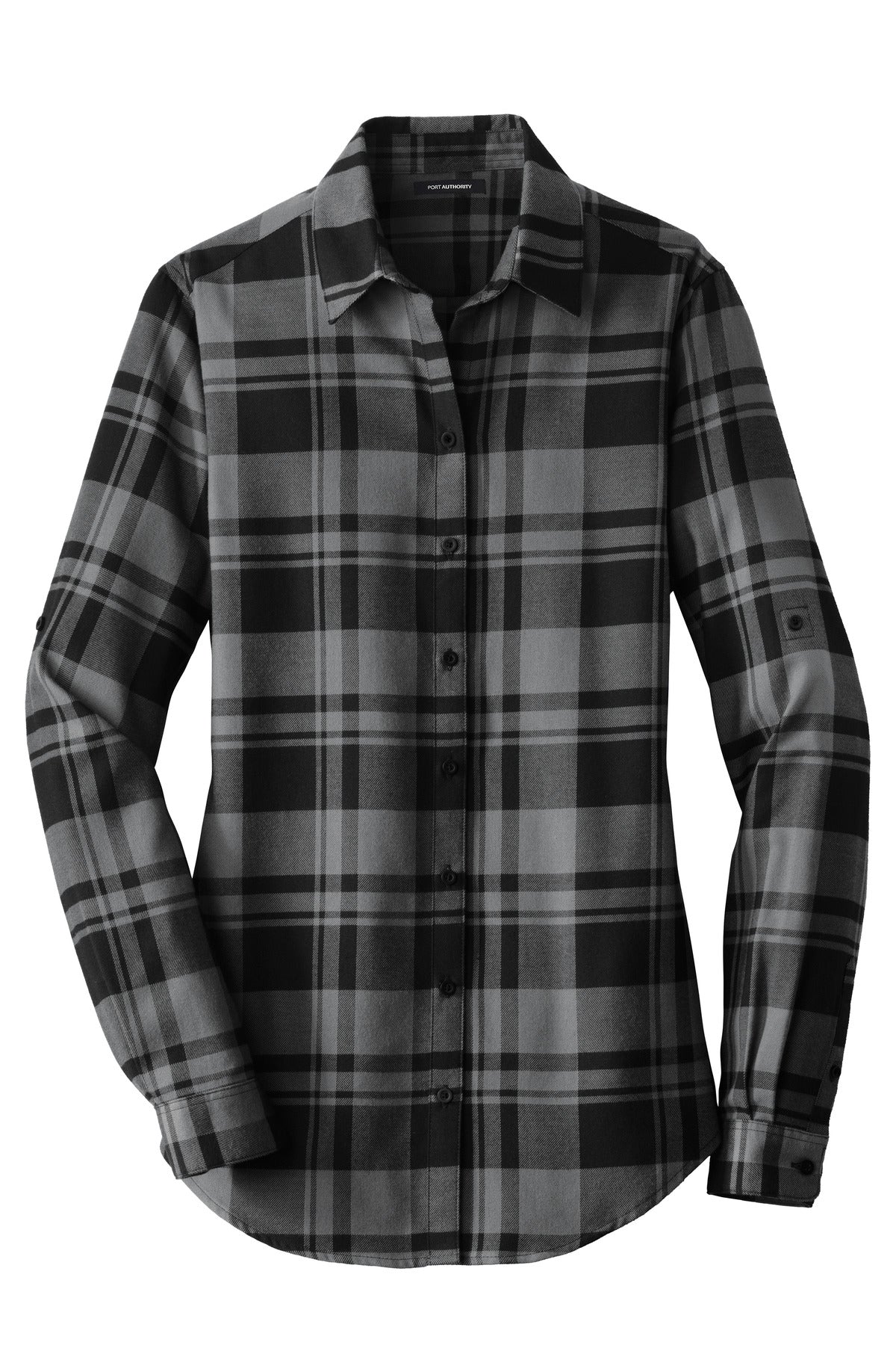 Port Authority® Women's Plaid Flannel Tunic . LW668 - hero