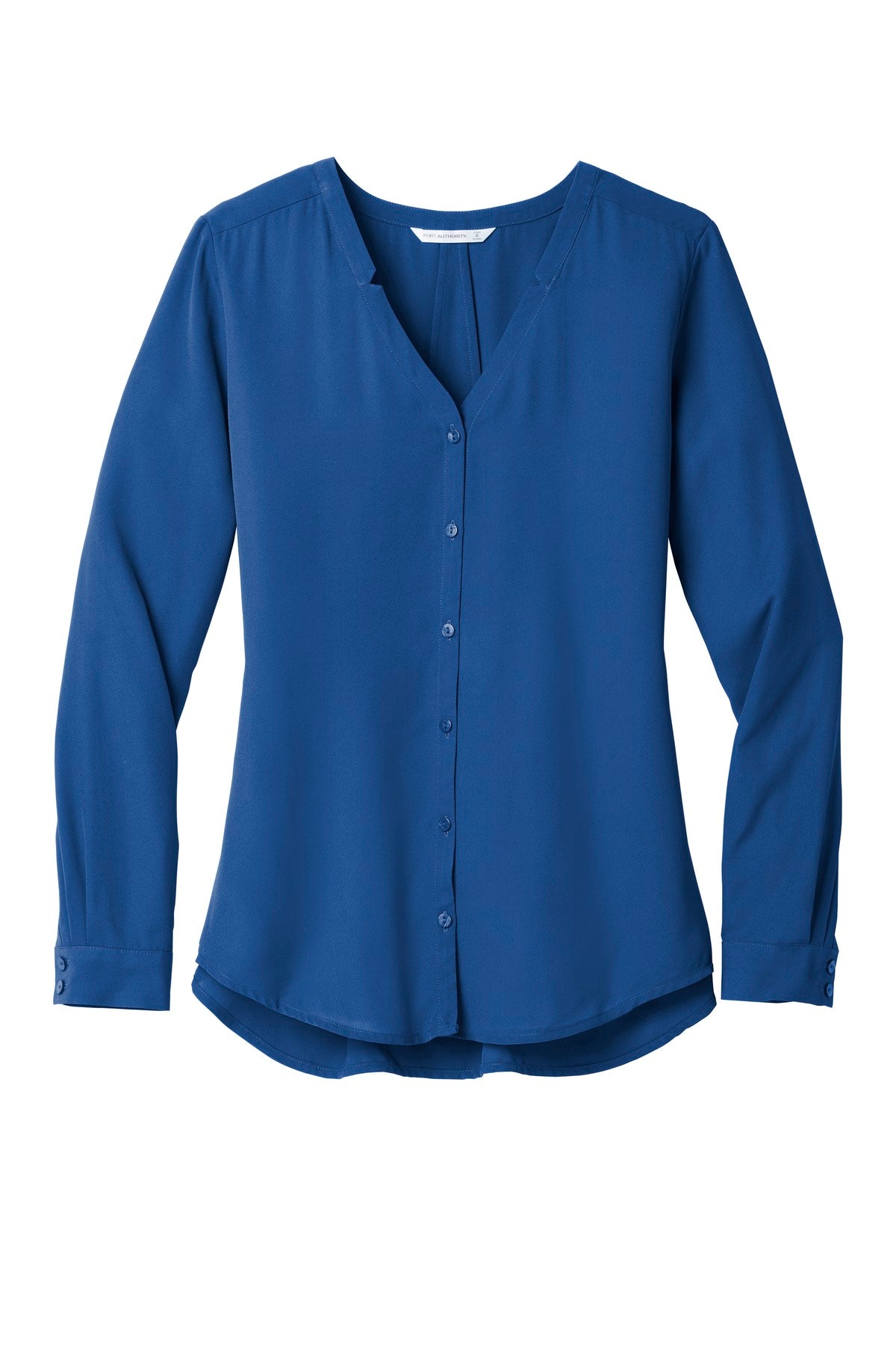 Port Authority® Women's Long Sleeve Button-Front Blouse. LW700