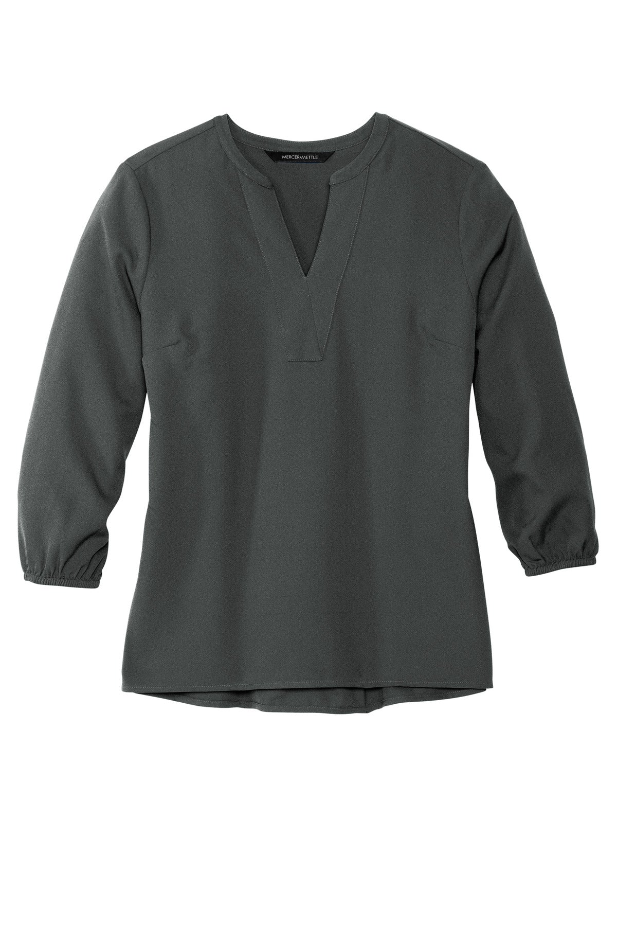 Mercer+Mettle® Women's Stretch Crepe 3/4-Sleeve Blouse MM2011 - hero