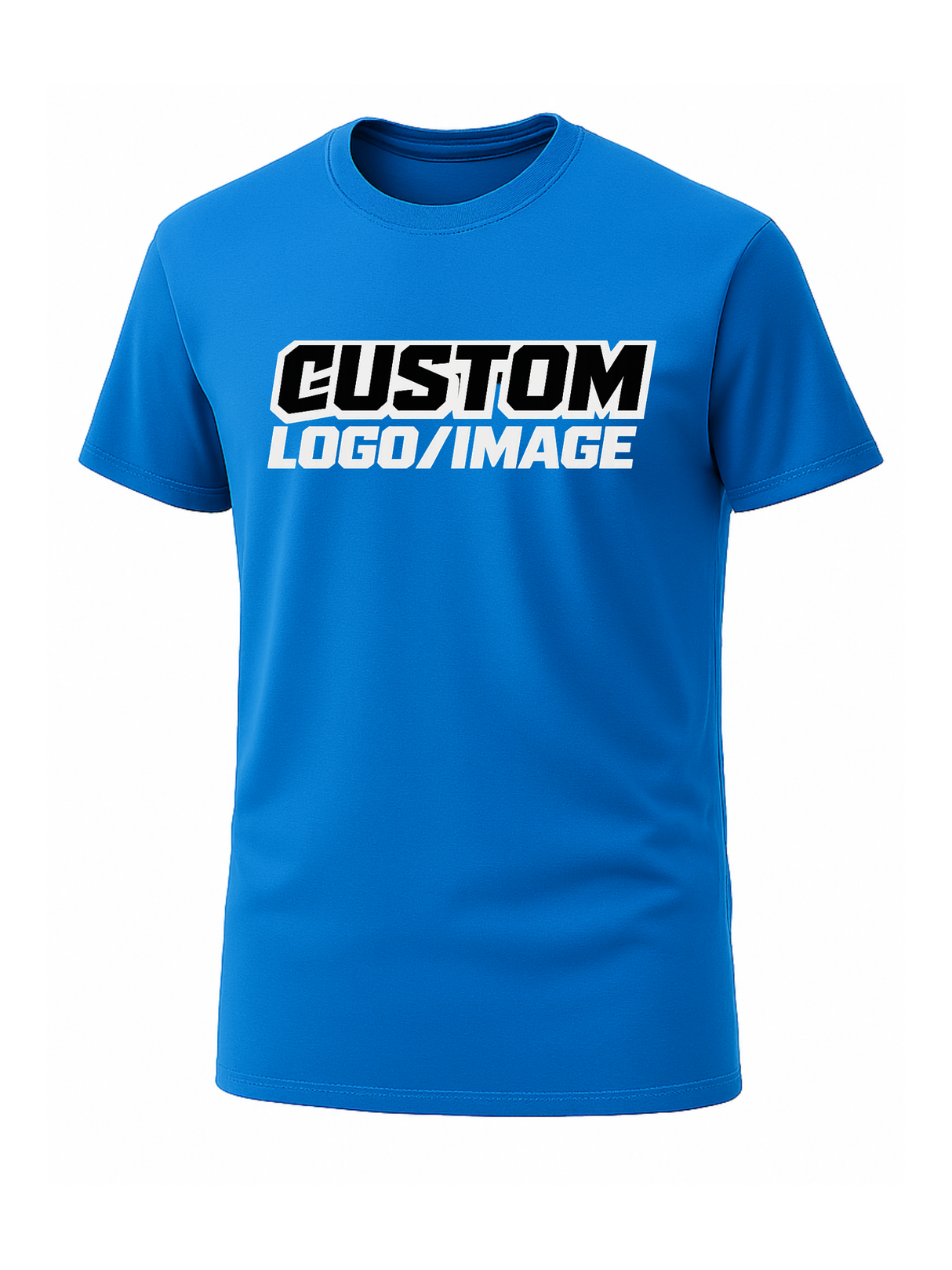 Neon Blue t-shirt, custom shirts, business uniforms, team shirts, event printing, Volumeshirts, Promo, Best Shirts Florida, 1st