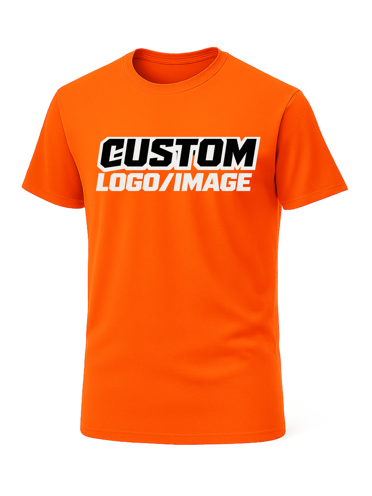 Neon Orange t-shirt, custom shirts, business uniforms, team shirts, event printing, Volumeshirts, Promo, Best Shirts Florida, 1st