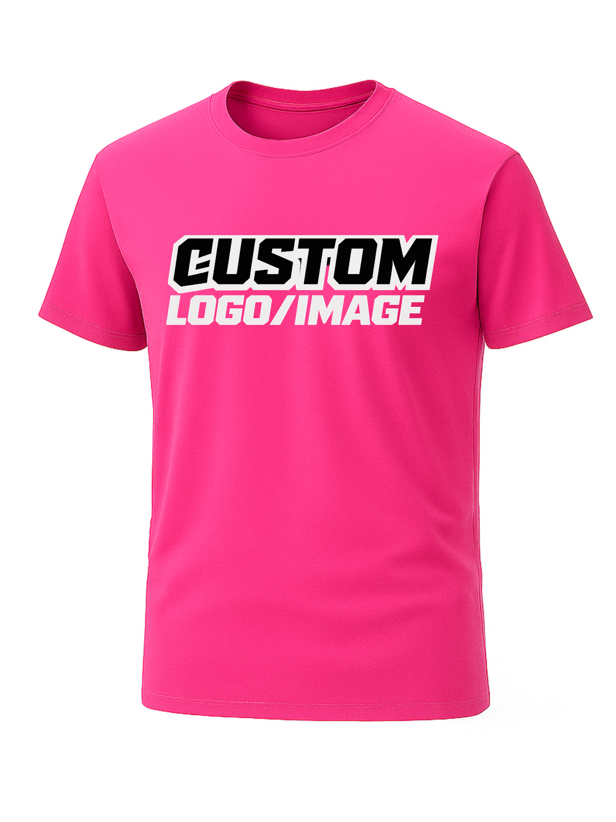 Neon Pink t-shirt, custom shirts, business uniforms, team shirts, event printing, Volumeshirts, Promo, Best Shirts Florida, 1st
