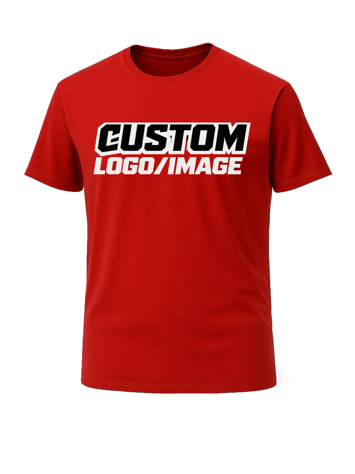 New Red t-shirt, custom shirts, business uniforms, team shirts, event printing, Volumeshirts, Promo, Best Shirts Florida, 1st