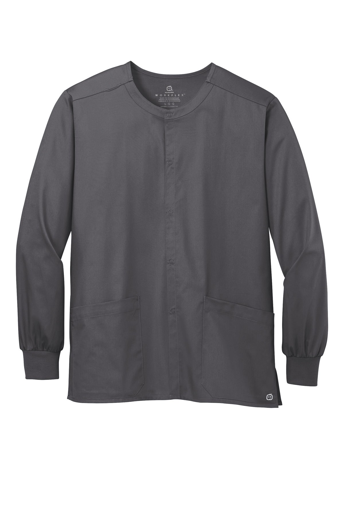 Wink® Unisex WorkFlex Snap-Front Scrub Jacket WW3080