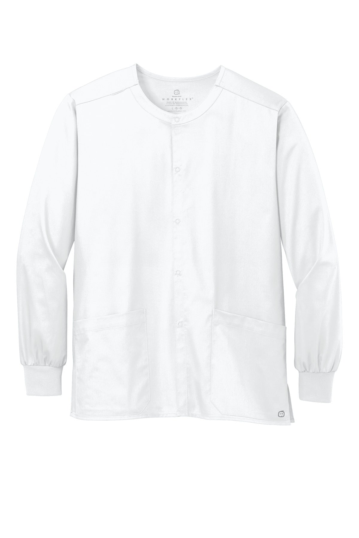 Wink® Unisex WorkFlex Snap-Front Scrub Jacket WW3080