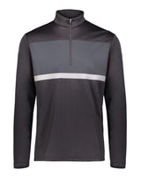 Holloway Men's Dry-Excel™ Prism Bold Quarter-Zip Pullover. 222591 - Black/ Carbon