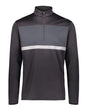 Holloway Men's Dry-Excel™ Prism Bold Quarter-Zip Pullover. 222591 - Black/ Carbon