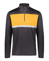 Holloway Men's Dry-Excel™ Prism Bold Quarter-Zip Pullover. 222591 - Black/ Gold