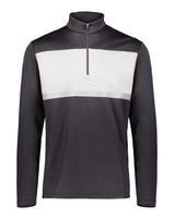 Holloway Men's Dry-Excel™ Prism Bold Quarter-Zip Pullover. 222591 - Black/ White