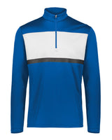 Holloway Men's Dry-Excel™ Prism Bold Quarter-Zip Pullover. 222591 - Royal/ White