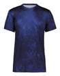 Holloway Youth Cotton-Touch Cloud T-Shirt. 222696 - Navy Cloud Print