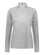 Holloway Women's Electrify CoolCore® Quarter-Zip Pullover. 222774 - Athletic Grey Heather