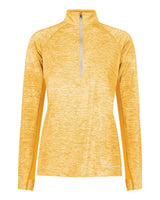Holloway Women's Electrify CoolCore® Quarter-Zip Pullover. 222774 - Gold Heather