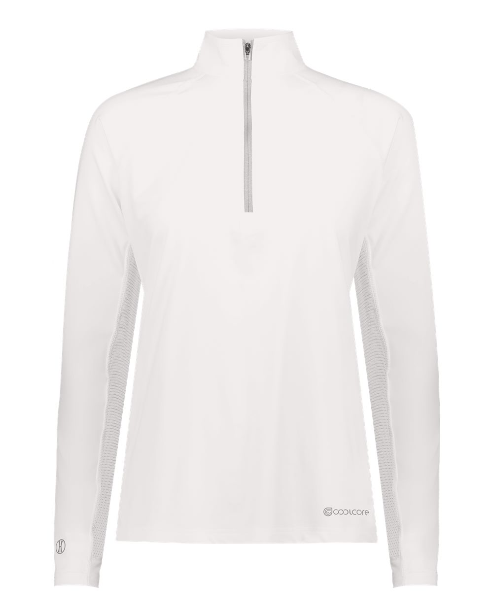 Holloway Women's Electrify CoolCore® Quarter-Zip Pullover. 222774 - White