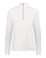 Holloway Women's Electrify CoolCore® Quarter-Zip Pullover. 222774 - White